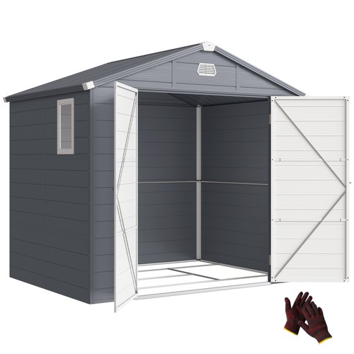 Outsunny 6ft garden shed - garden,