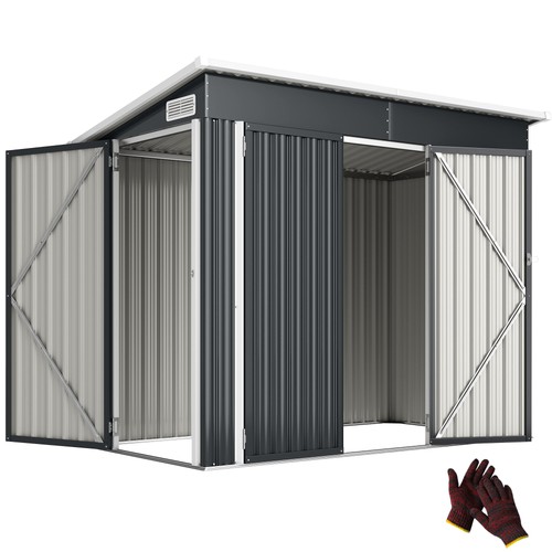 Outsunny outdoor storage shed - outdoor,