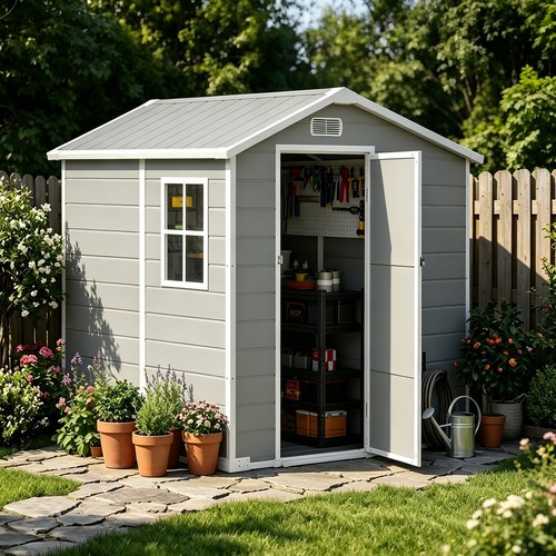 Plastic garden storage - garden,