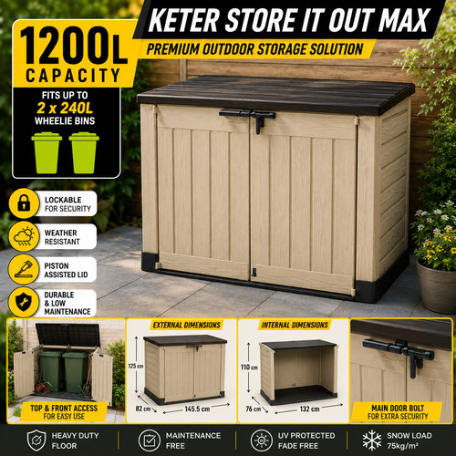 Keter store out - out, 1200l