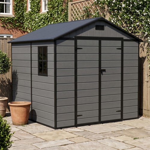 Plastic garden shed - shed, 8x4ft