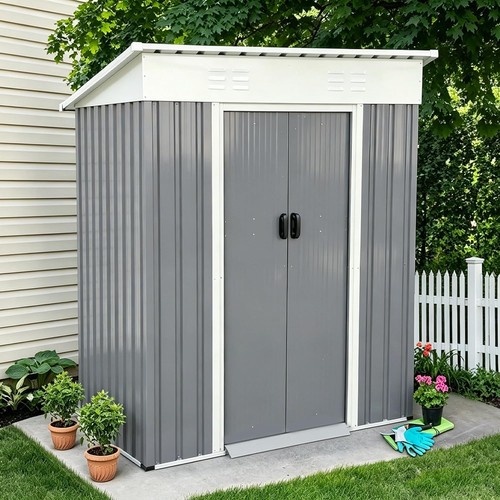 3x5ft metal garden storage - metal,