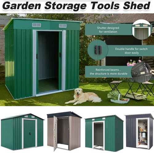 Metal garden shed - 6, 8