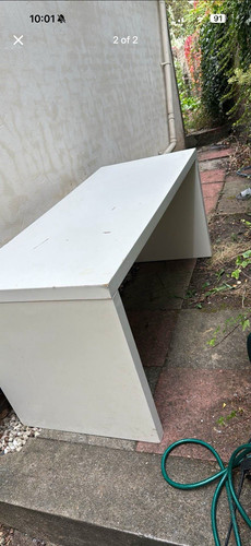 White metal storage - white,