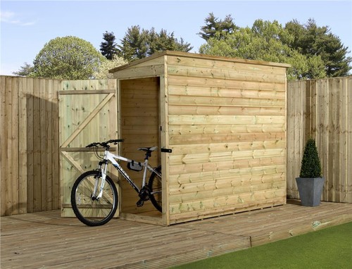 Second pent shed - shed, 7x3