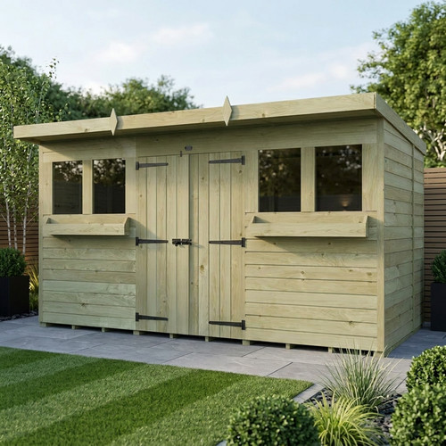 Pent summer shed multiple - pent,