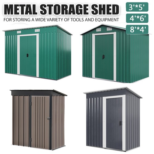 Metal garden shed - garden,
