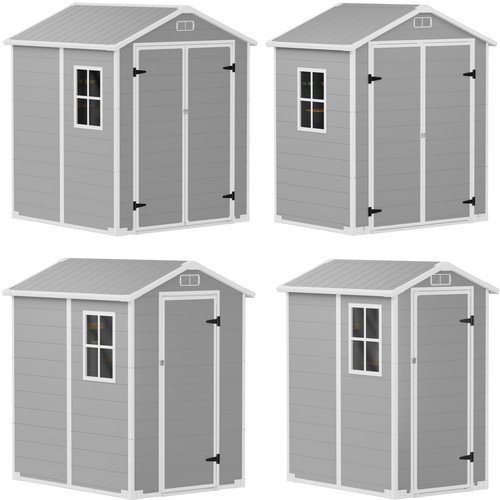 Plastic garden shed with - garden,