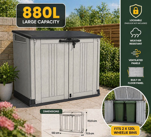 880l garden storage - 880l, box